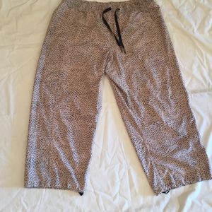 lululemon athletica Tan Speckled Drawstring Pants